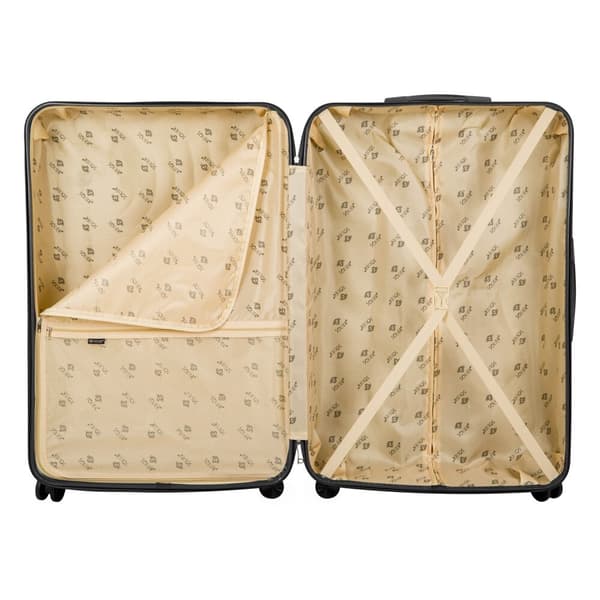 Stor ABS reseväska SOLIER AVENTOR STL1064 SVART 28" XL