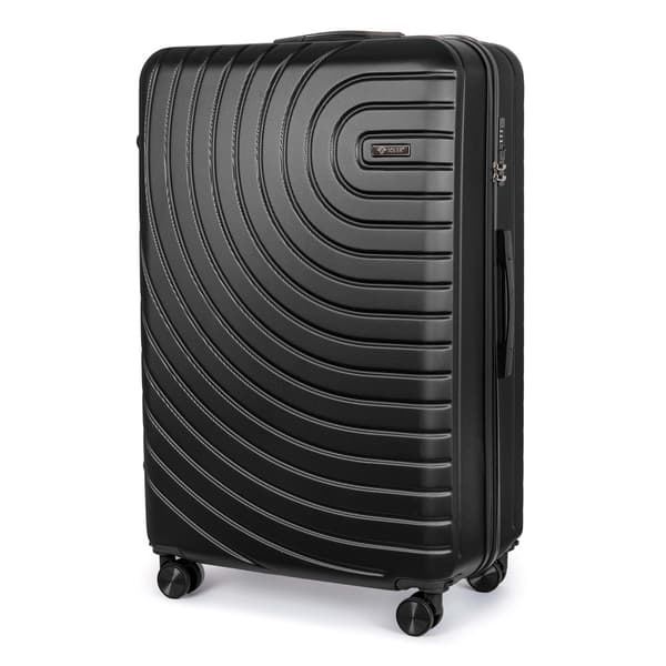 Stor ABS reseväska SOLIER AVENTOR STL1064 SVART 28" XL
