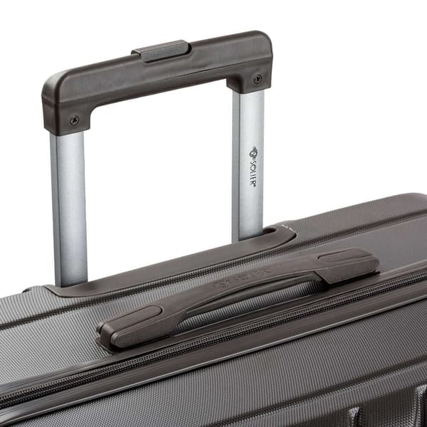 Stor ABS reisekoffert SOLIER AVENTOR STL1064 DARK GREY 28" XL