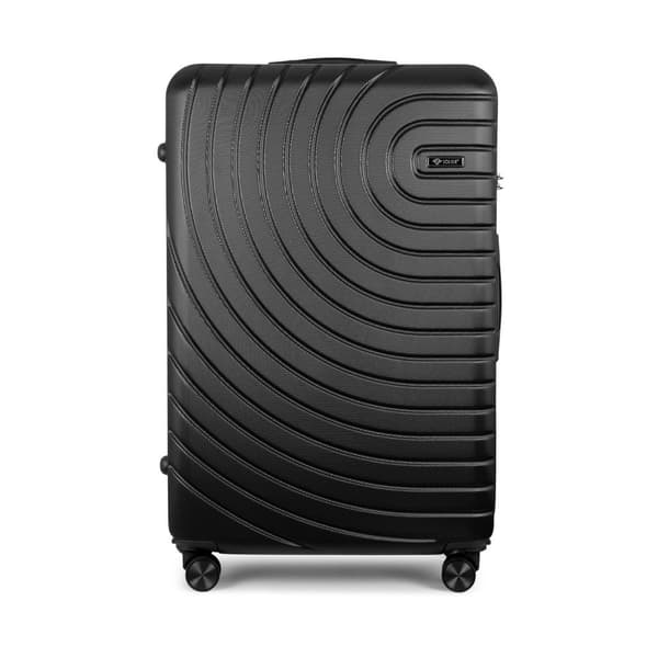 Medium resväska ABS SOLIER AVENTOR STL1064 SVART 24" M