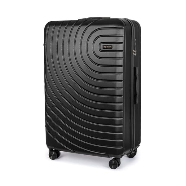 Medium resväska ABS SOLIER AVENTOR STL1064 SVART 24" M