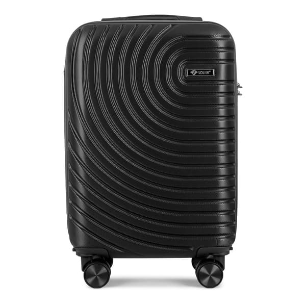 Pieni matkalaukku S ABS SOLIER AVENTOR STL1064 MUSTA 20" S
