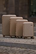 Miniatyrbilde 3 av 10: Medium ABS reisekoffert SOLIER AVENTOR STL1064 GOLD 24" M