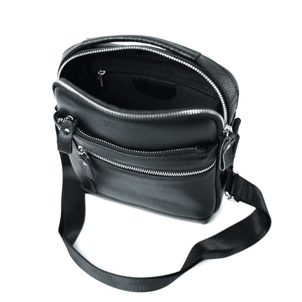 Liten messenger bag i skinn SL35 MOSS