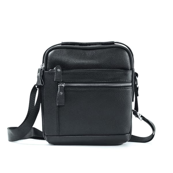 Liten messenger bag i skinn SL35 MOSS