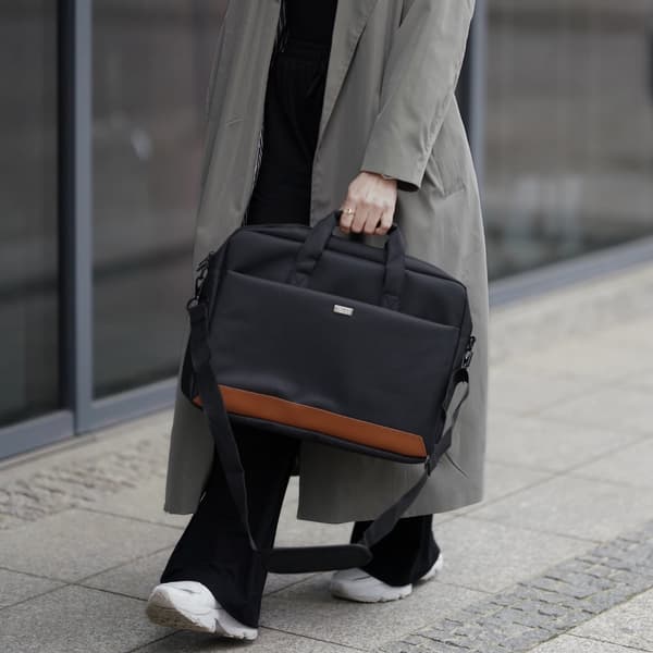 15,6" Solier SM03 Darwen tyg laptopväska svart