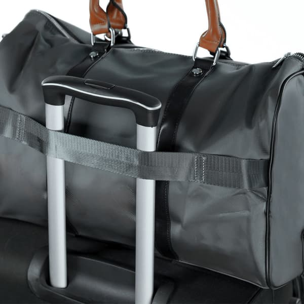Solier FB49 Barrley Large Nylon Weekend Travel Bag Grå