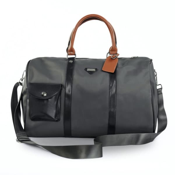 Solier FB49 Barrley Large Nylon Weekend Travel Bag Grå