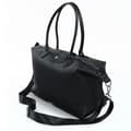 Miniatyrbillede 3 af 4: Nylon Dame Shopper Bag Solier FB48 Lesia Sort