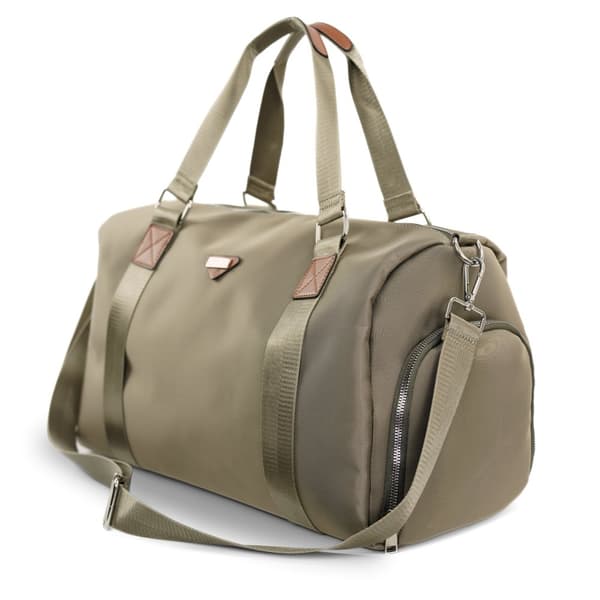 Solier FB51 Rimma Weekend Nylon reiseveske for kvinner Khaki
