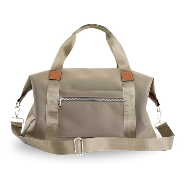 Stor weekend skuldertaske til kvinder FB50 beige