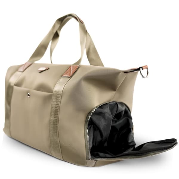 Stor weekend skuldertaske til kvinder FB50 beige