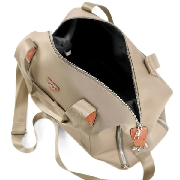 Stor weekend skuldertaske til kvinder FB50 beige
