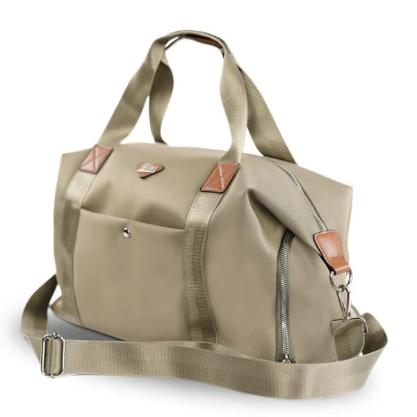 Stor weekend skuldertaske til kvinder FB50 beige