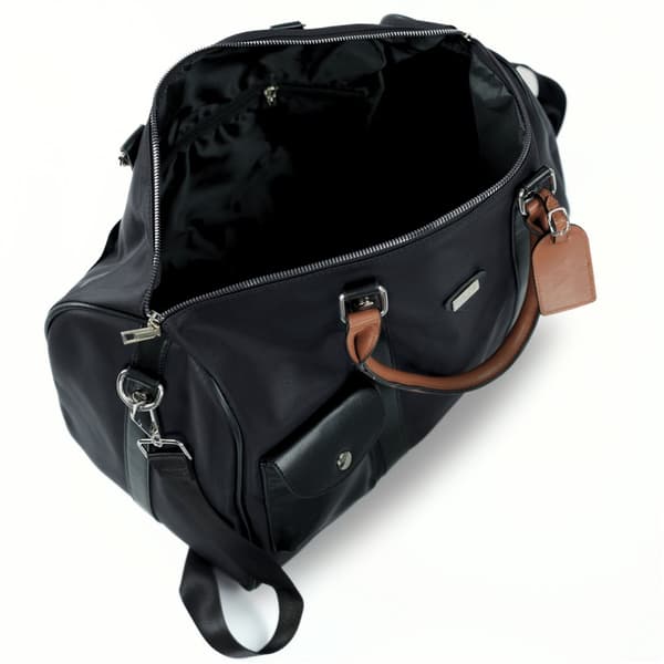 Solier FB49 Barrley Large Nylon Weekend Resväska Svart