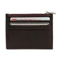 Miniatyrbillede 1 af 2: Læder Slim Card Holder Lynlås Case Solier SW42 RØD