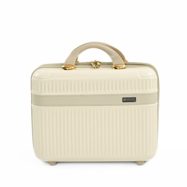Nokiro 14' ABS Small Travel Case - Mörkbeige