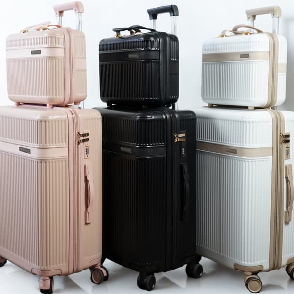 Nokiro 12' ABS Small Travel Case - Cream