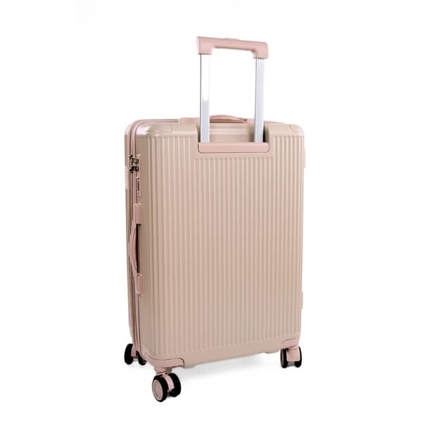 Middels hard reisekoffert Solier Nokiro 24' M - pudderrosa