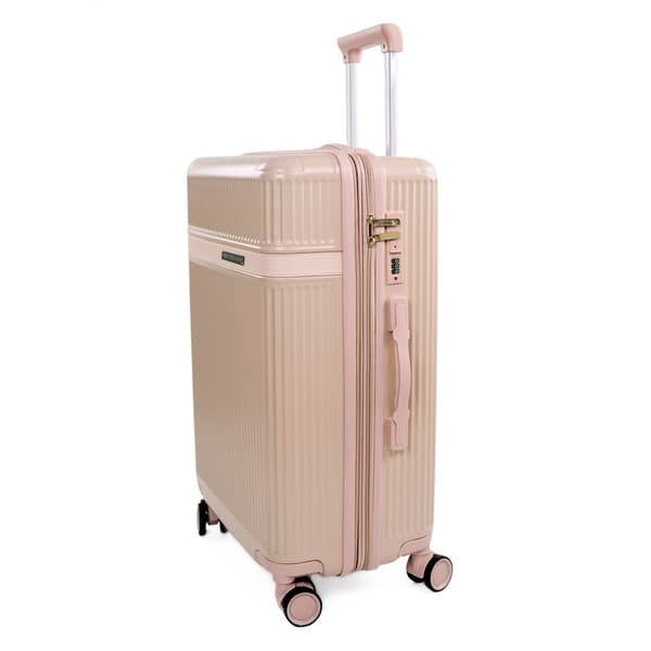 Middels hard reisekoffert Solier Nokiro 24' M - pudderrosa