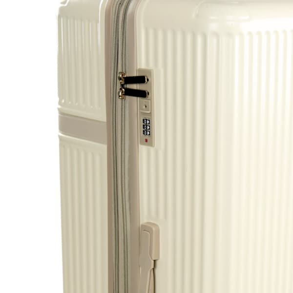 Ekstra stor hard reisekoffert Solier Nokiro 32' XXL - mørk beige
