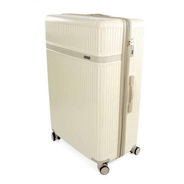 Ekstra stor hard reisekoffert Solier Nokiro 32' XXL - mørk beige