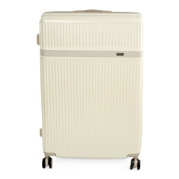 Ekstra stor hard reisekoffert Solier Nokiro 32' XXL - mørk beige