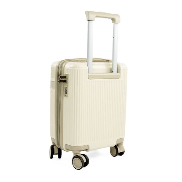 Liten hytte reisekoffert Solier Nokiro 16' XS - mørk beige