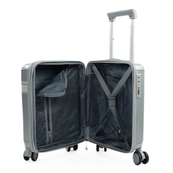Liten hytte reisekoffert Solier Nokiro 16' XS - mørk beige