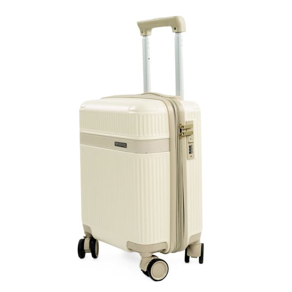 Liten hytte reisekoffert Solier Nokiro 16' XS - mørk beige
