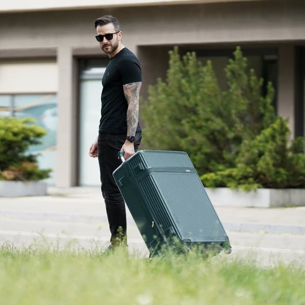 Solier Nokiro 28' XL Hard reisekoffert - Flaskegrønn