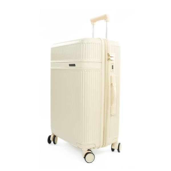 Medelhård resväska Solier Nokiro 24' M - beige
