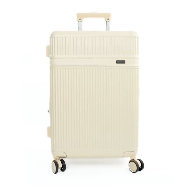 Medelhård resväska Solier Nokiro 24' M - beige