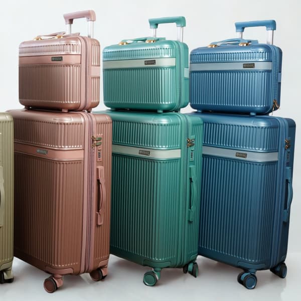 Medium Hard reisekoffert Solier Nokiro 24' M - Blå