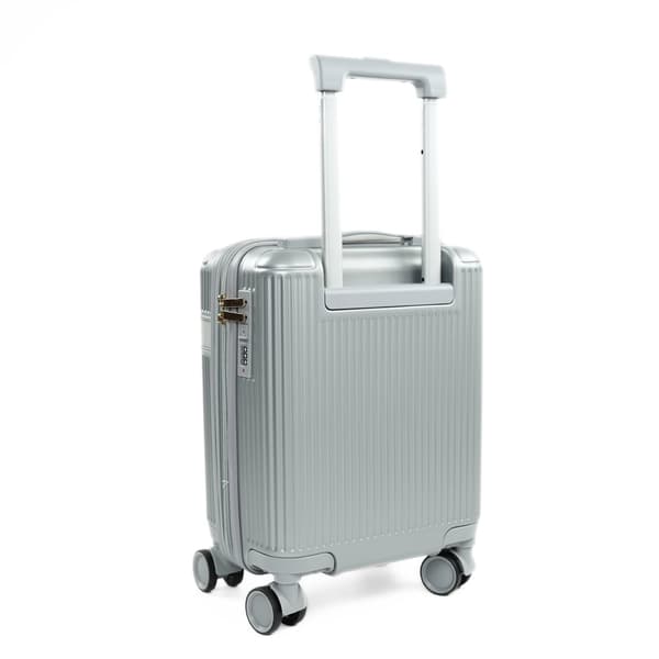 Liten hytte reisekoffert Solier Nokiro 16' XS - sølv