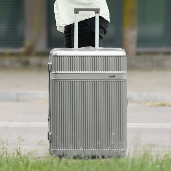 Medium Hard reisekoffert Solier Nokiro 24' M - Sølv