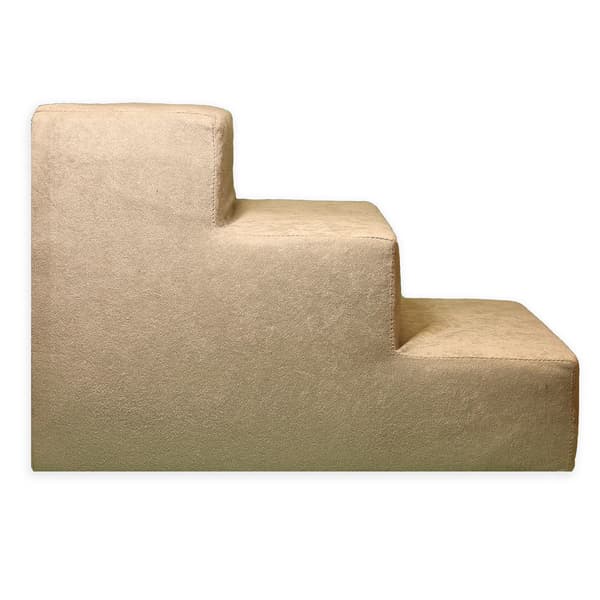 Hund/katttrappa 3 trappsteg - beige