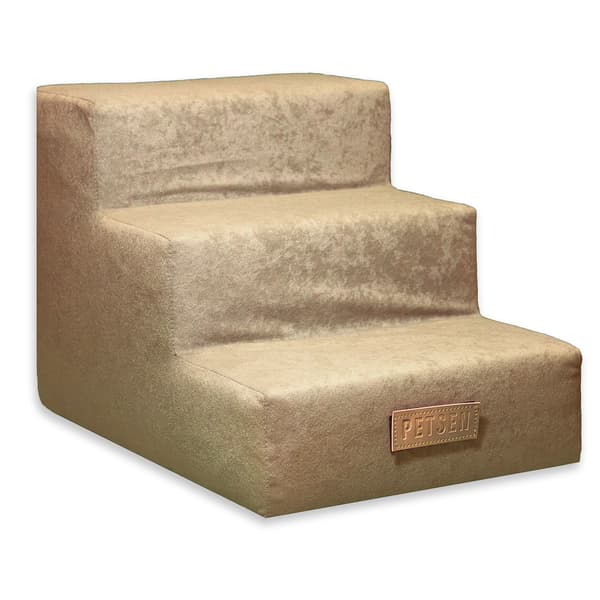 Hund/katttrappa 3 trappsteg - beige