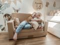 Miniatyrbilde 3 av 8: Sammenleggbar personlig barneskumsofa beige