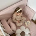 Miniatyrbilde 3 av 9: Sammenleggbar personlig barneskumsofa pudderrosa
