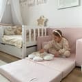Miniatyrbilde 4 av 9: Sammenleggbar personlig barneskumsofa pudderrosa