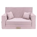 Miniatyrbilde 1 av 9: Sammenleggbar personlig barneskumsofa pudderrosa