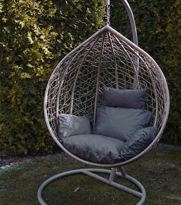 Cocoon Hanging Swing Pute - Mørkegrå