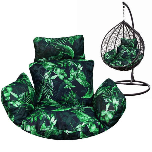Cocoon Hanging Swing Cushion - Gröna blad