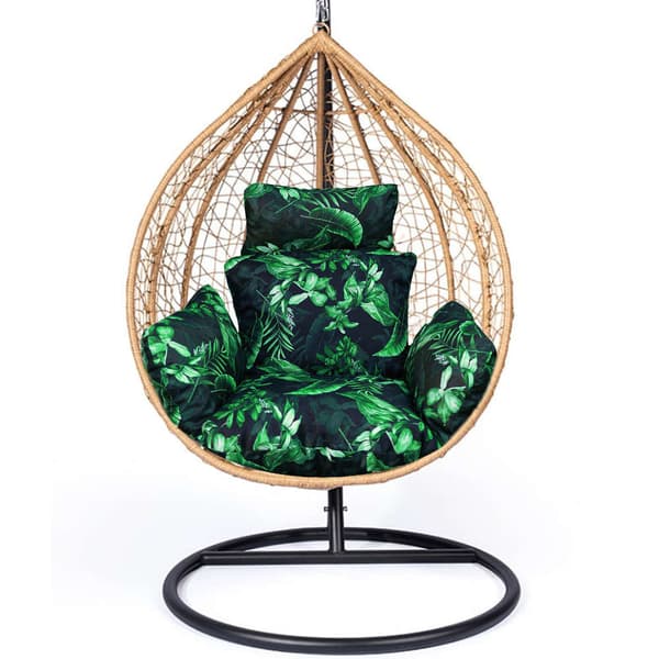 Cocoon Hanging Swing Cushion - Gröna blad