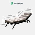 Miniatyrbilde 2 av 3: Vattert pute for hage strand solseng blader