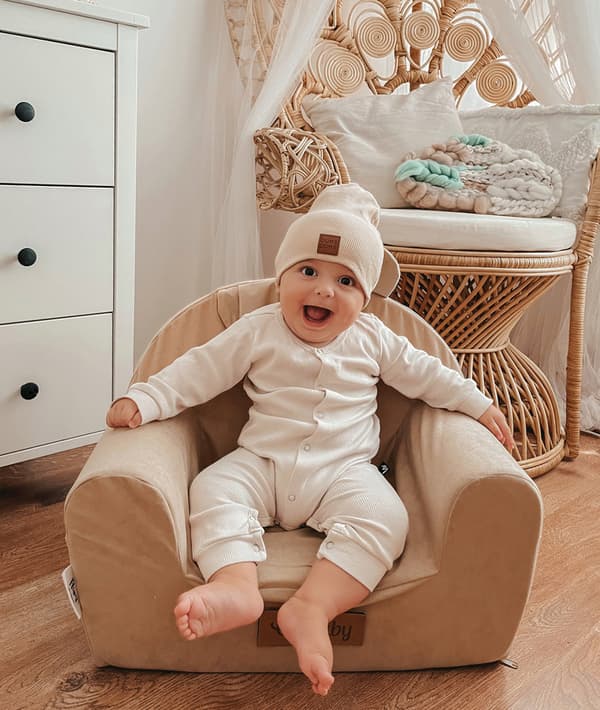 Personlig babysits med öron flaskgröna