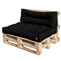 Miniatyrbilde 1 av 4: VATTERTE HAGEPUTER for europaller 120x80 + 120x40 svart