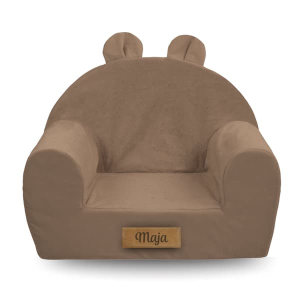 Personlig barnestol med beige ører