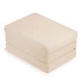 Miniatyrbilde 5 av 9: Sammenleggbar barnemadrass med trekk 120x60 til reiseseng - beige